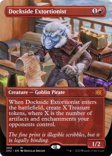 Dockside Extortionist (Borderless) (360), Double Masters 2022 — Magic card price