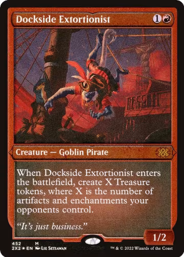 Dockside Extortionist (Foil Etched) (452), Double Masters 2022 — Magic card price