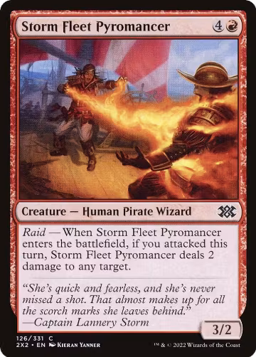 Storm Fleet Pyromancer (126), Double Masters 2022 — Magic card price