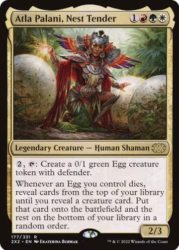 Atla Palani, Nest Tender (177), Double Masters 2022 — Magic card price
