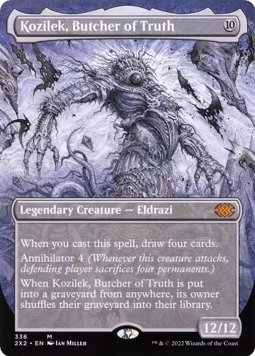 Kozilek, Butcher of Truth (Borderless) (336), Double Masters 2022 — Magic card price