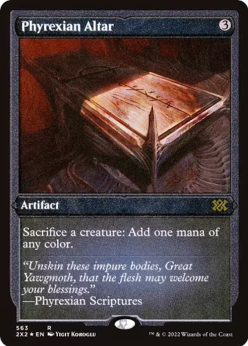 Phyrexian Altar (Foil Etched) (563), Double Masters 2022 — Magic card price