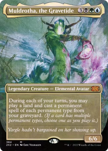 Muldrotha, the Gravetide (Borderless) (384), Double Masters 2022 — Magic card price