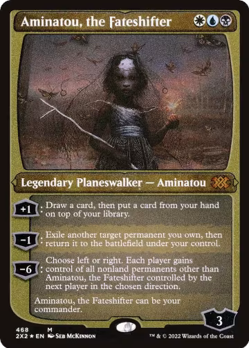 Aminatou, the Fateshifter (Foil Etched) (468), Double Masters 2022 — Magic card price