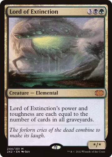 Lord of Extinction (244), Double Masters 2022 — Magic card price