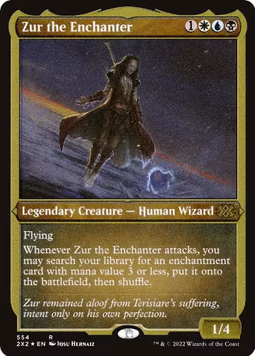 Zur the Enchanter (Foil Etched) (554), Double Masters 2022 — Magic card price