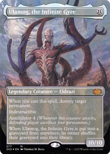 Ulamog, the Infinite Gyre (Textured Foil) (577), Double Masters 2022 — Magic card price