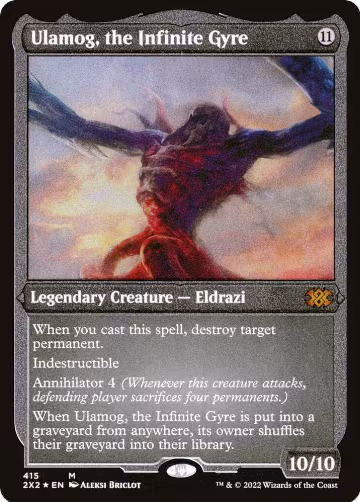 Ulamog, the Infinite Gyre (Foil Etched) (415), Double Masters 2022 — Magic card price
