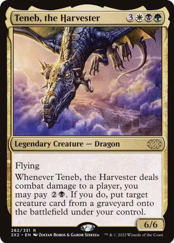 Teneb, the Harvester (282), Double Masters 2022 — Magic card price