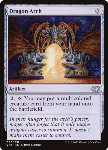 Dragon Arch (305), Double Masters 2022 — Magic card price