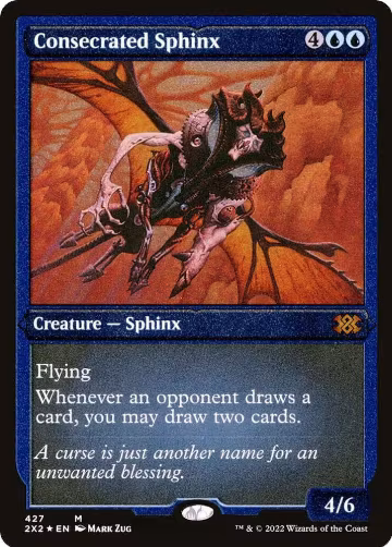 Consecrated Sphinx (Foil Etched) (427), Double Masters 2022 — Magic card price