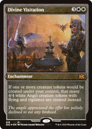 Divine Visitation (Foil Etched) (416), Double Masters 2022 — Magic card price