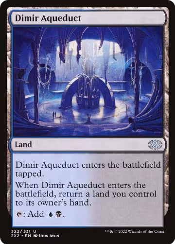 Dimir Aqueduct (322), Double Masters 2022 — Magic card price