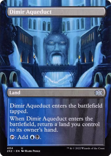 Dimir Aqueduct (Borderless) (404), Double Masters 2022 — Magic card price