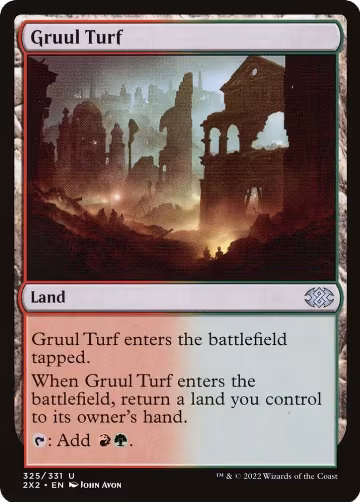 Gruul Turf (325), Double Masters 2022 — Magic card price