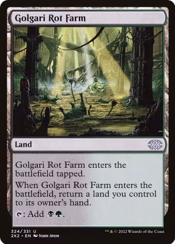 Golgari Rot Farm (324), Double Masters 2022 — Magic card price