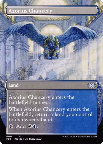 Azorius Chancery (Borderless) (400), Double Masters 2022 — Magic card price