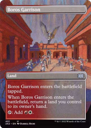 Boros Garrison (Borderless) (401), Double Masters 2022 — Magic card price