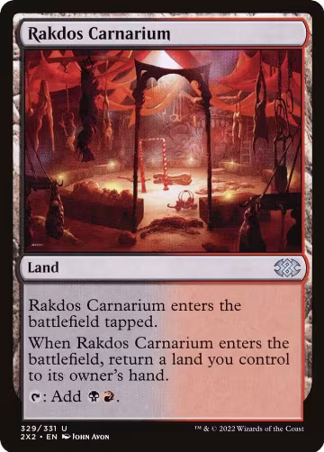 Rakdos Carnarium (329), Double Masters 2022 — Magic card price