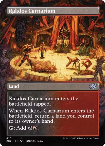 Rakdos Carnarium (Borderless) (410), Double Masters 2022 — Magic card price