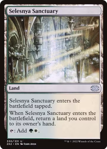 Selesnya Sanctuary (330), Double Masters 2022 — Magic card price