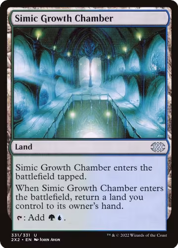 Simic Growth Chamber (331), Double Masters 2022 — Magic card price