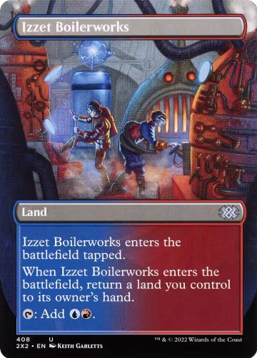 Izzet Boilerworks (Borderless) (408), Double Masters 2022 — Magic card price