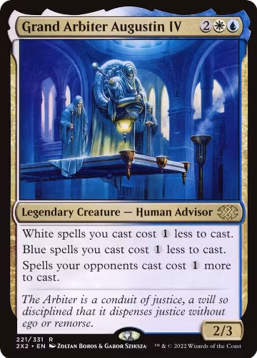 Grand Arbiter Augustin IV (221), Double Masters 2022 — Magic card price