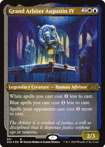Grand Arbiter Augustin IV (Foil Etched) (501), Double Masters 2022 — Magic card price