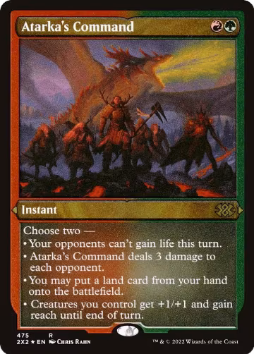 Atarka's Command (Foil Etched) (475), Double Masters 2022 — Magic card price