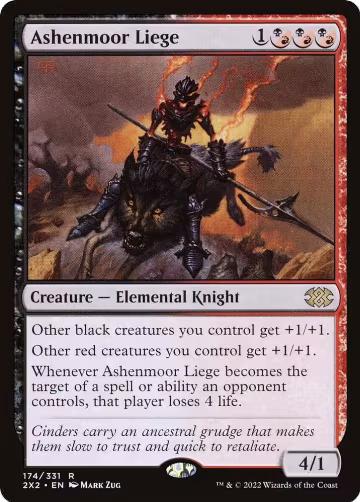 Ashenmoor Liege (174), Double Masters 2022 — Magic card price