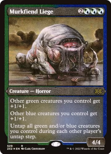 Murkfiend Liege (Foil Etched) (529), Double Masters 2022 — Magic card price