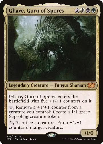 Ghave, Guru of Spores (216), Double Masters 2022 — Magic card price