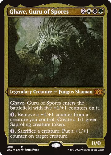 Ghave, Guru of Spores (Foil Etched) (498), Double Masters 2022 — Magic card price