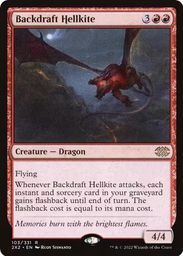 Backdraft Hellkite (103), Double Masters 2022 — Magic card price