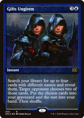 Gifts Ungiven (Foil Etched) (430), Double Masters 2022 — Magic card price