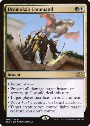 Dromoka's Command (206), Double Masters 2022 — Magic card price
