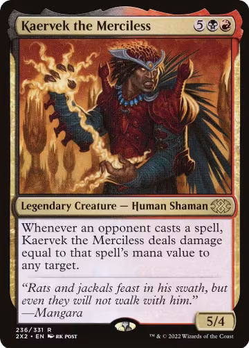 Kaervek the Merciless (236), Double Masters 2022 — Magic card price