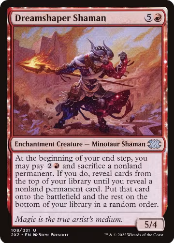 Dreamshaper Shaman (108), Double Masters 2022 — Magic card price