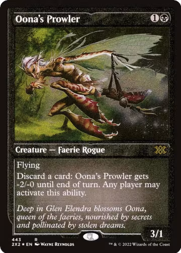 Oona's Prowler (Foil Etched) (443), Double Masters 2022 — Magic card price