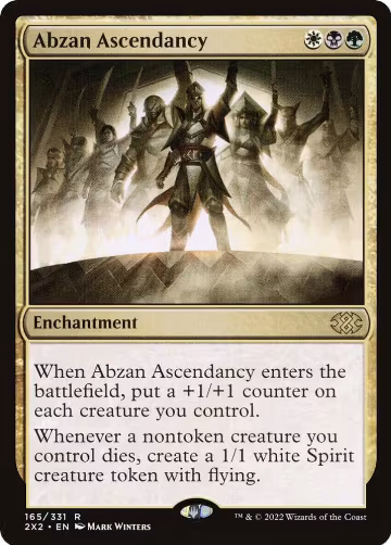 Abzan Ascendancy (165), Double Masters 2022 — Magic card price