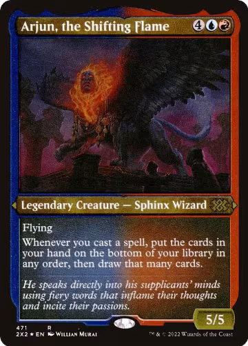 Arjun, the Shifting Flame (Foil Etched) (471), Double Masters 2022 — Magic card price