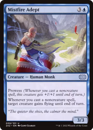 Mistfire Adept (59), Double Masters 2022 — Magic card price