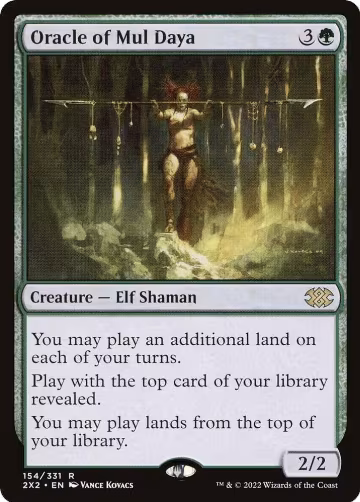Oracle of Mul Daya (154), Double Masters 2022 — Magic card price