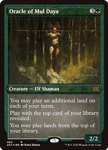 Oracle of Mul Daya (Foil Etched) (464), Double Masters 2022 — Magic card price