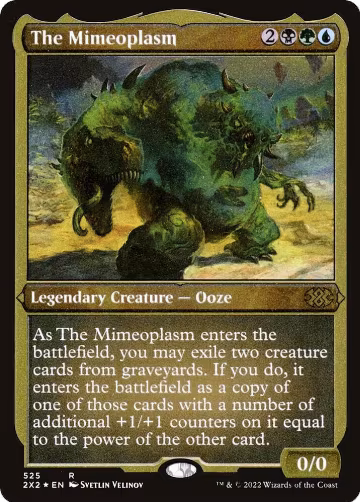 The Mimeoplasm (Foil Etched) (525), Double Masters 2022 — Magic card price
