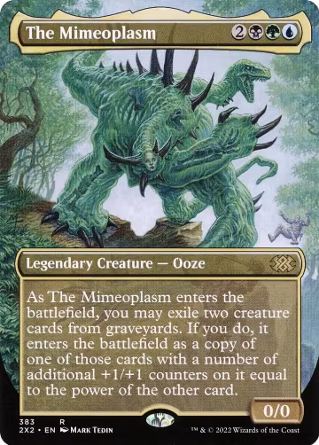 The Mimeoplasm (Borderless) (383), Double Masters 2022 — Magic card price
