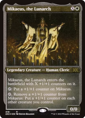 Mikaeus, the Lunarch (Foil Etched) (419), Double Masters 2022 — Magic card price