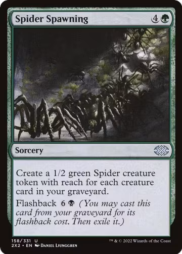 Spider Spawning (158), Double Masters 2022 — Magic card price
