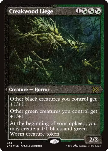 Creakwood Liege (Foil Etched) (482), Double Masters 2022 — Magic card price
